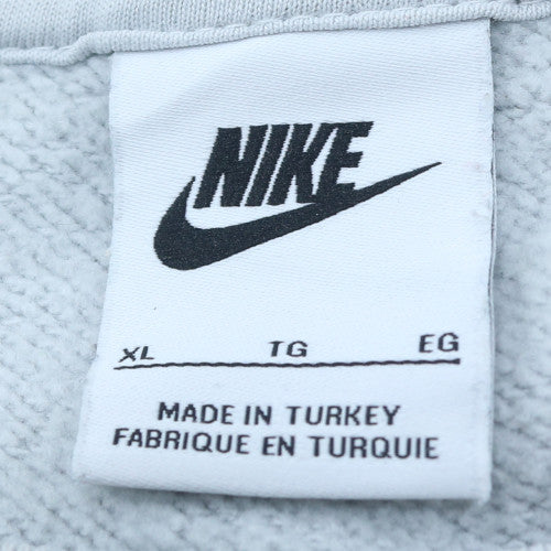 Nike Womens Blue XL Pullover Sweatshirt Crew Neck Logo Print