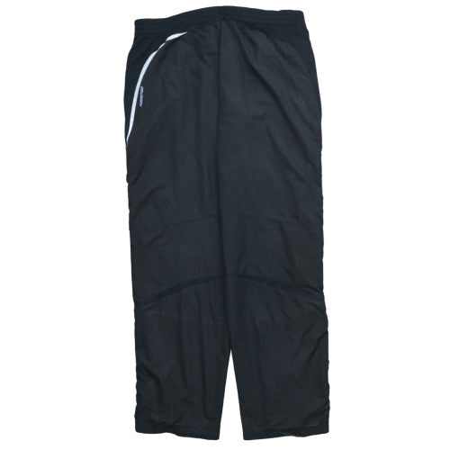 Adidas Men's Black Track Pants L Regular Fit Woven Activewear