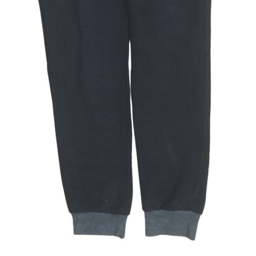 Airness Men’s Black Jogger Trousers M Fleece Regular Fit Drawstring