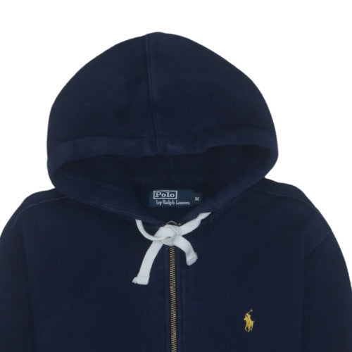 Ralph Lauren Men's Blue Full Zip Hoodie Size M Classic Fleece