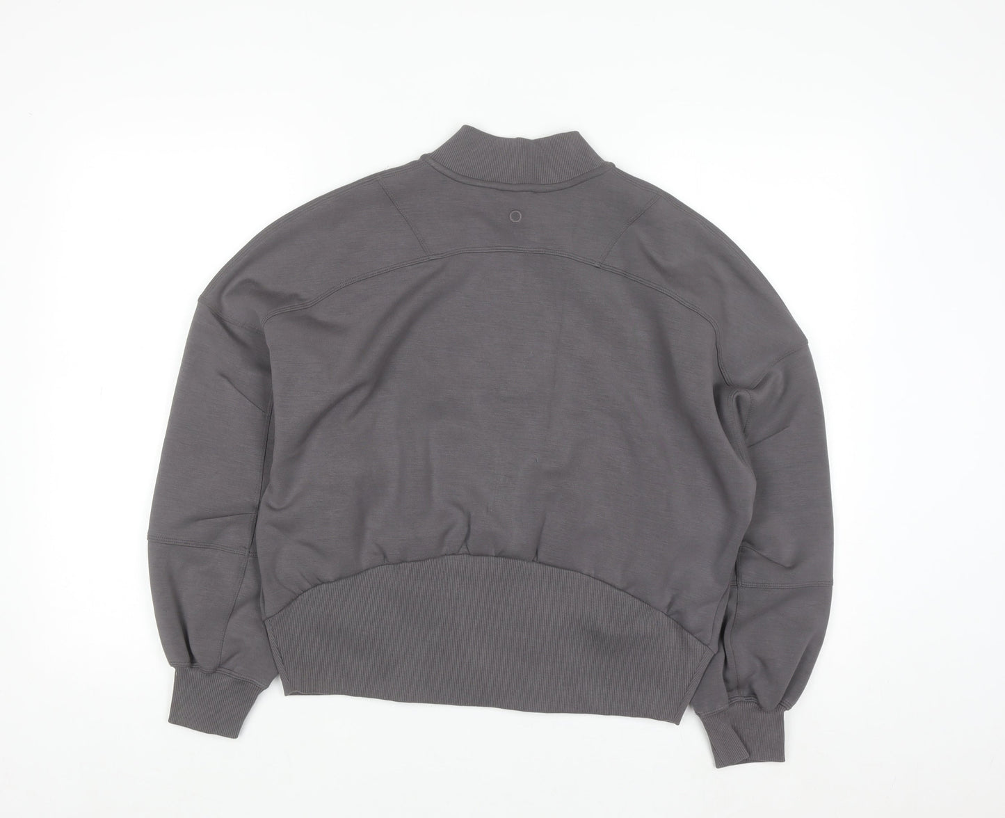 Marks and Spencer Goodmove Women Grey Size 8 Full Zip Sweatshirt