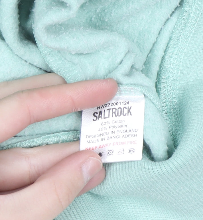 Saltrock Women's Mint Green Size 18 Full Zip Hoodie