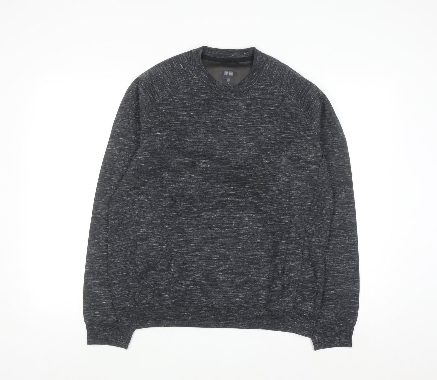 Uniqlo Men's Grey Pullover Crew Neck Sweatshirt Size M