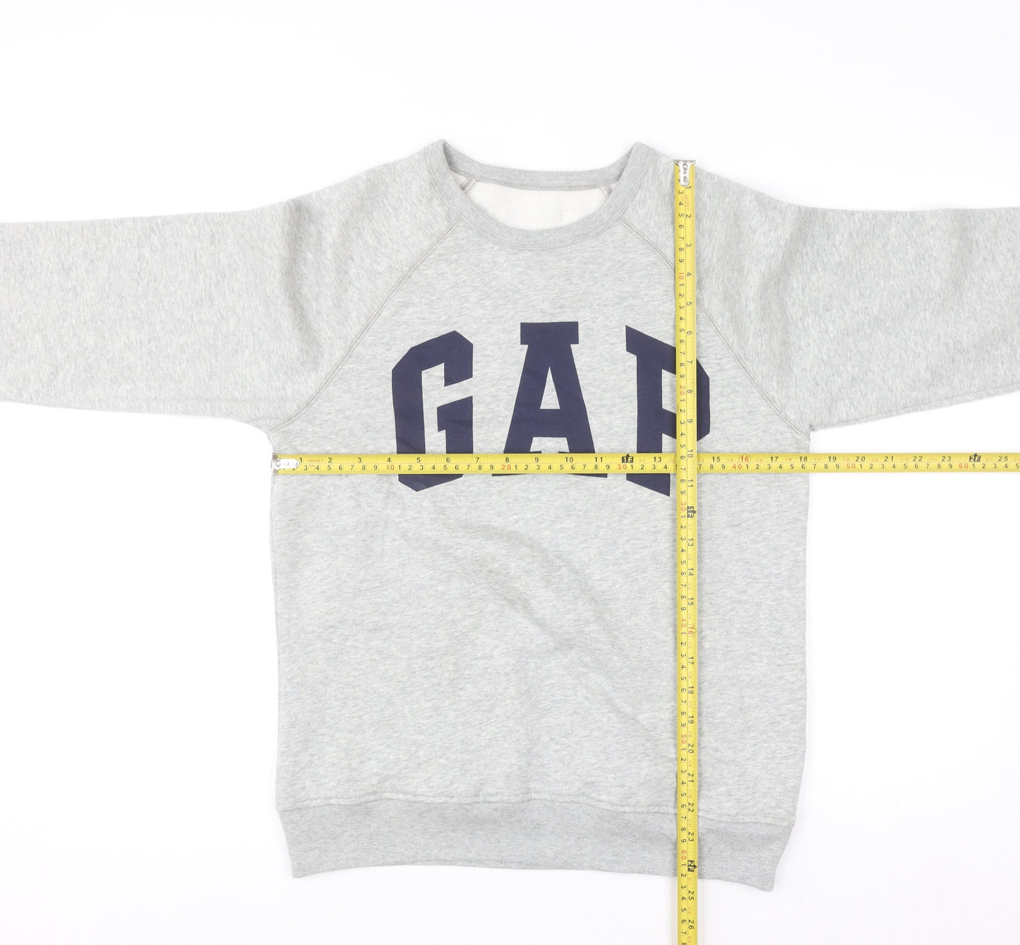 GAP Women’s Grey Logo Pullover Sweatshirt XXL Cotton Blend