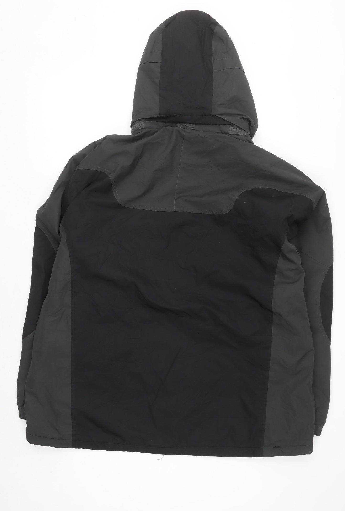 Free Country Men's Black XL Hooded Waterproof Parka Jacket