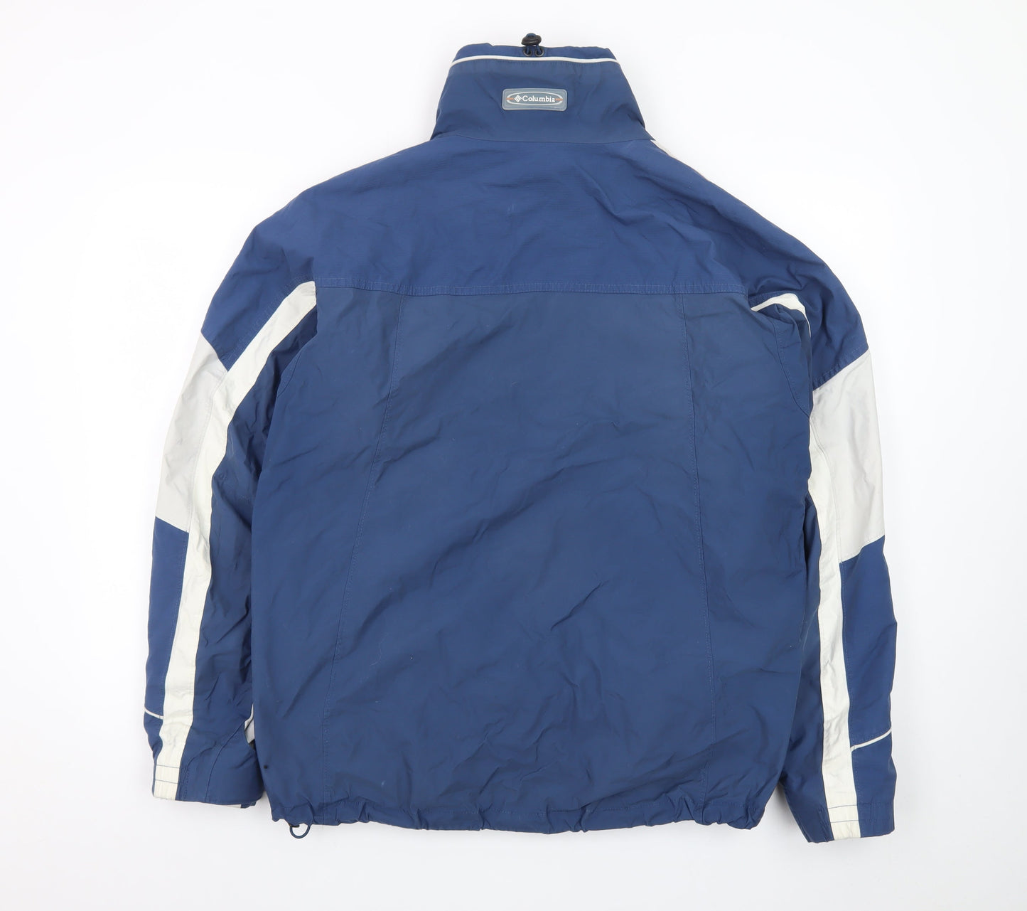 Columbia Men's Blue Waterproof Hooded Puffer Jacket M