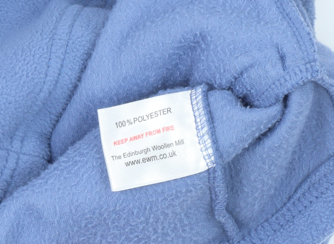 Isle Essentials Women's Blue Fleece Zip Waistcoat Size 18-20