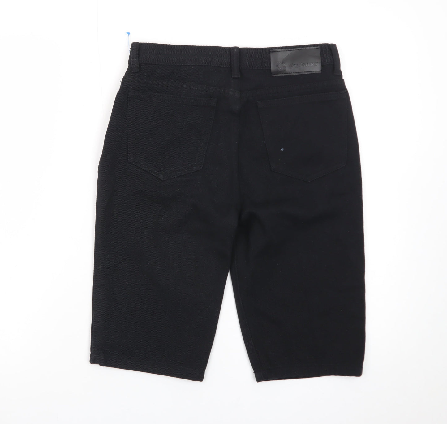 Akademiks Women's Black Cotton Bermuda Shorts Size 12