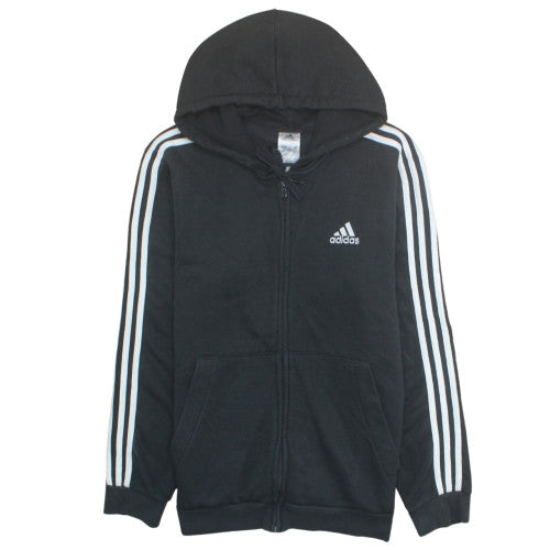 Adidas Men's Black Full Zip Sports Hoodie Size L