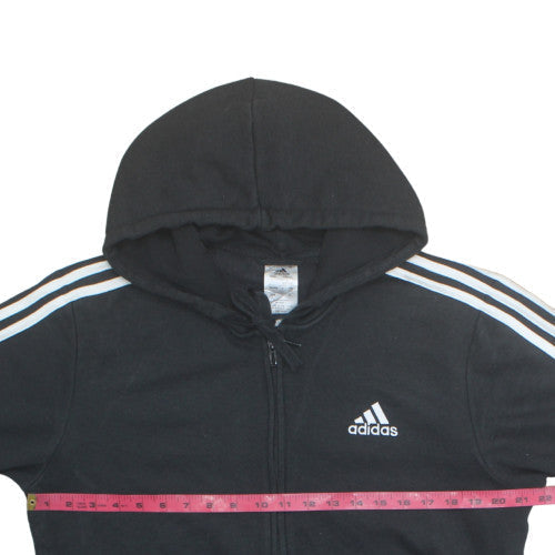 Adidas Men's Black Full Zip Sports Hoodie Size L