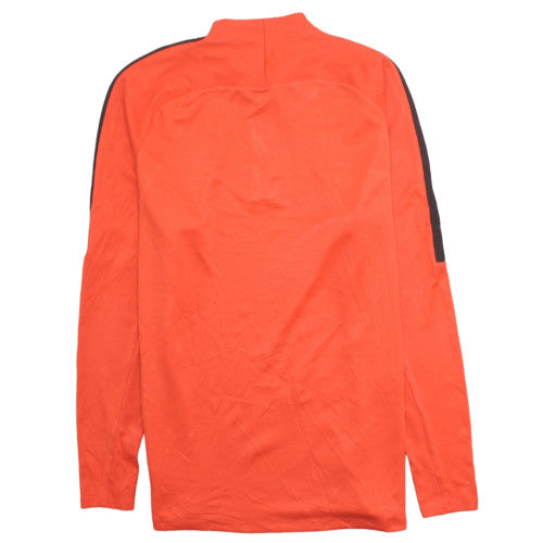 Nike Men's Orange XL Dri-Fit 1/4 Zip Long Sleeve Training Top
