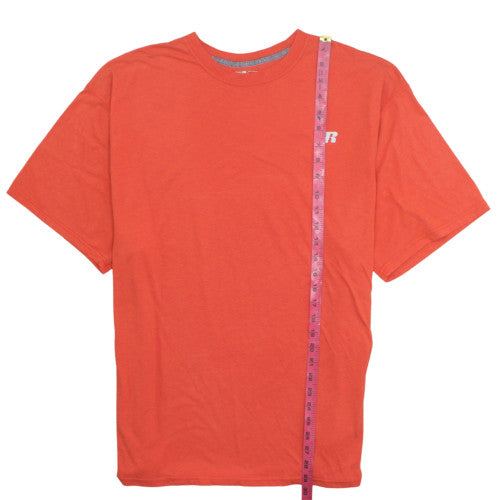 Russell Men's Orange 2XL Crew Neck Dri-Power360 T-Shirt