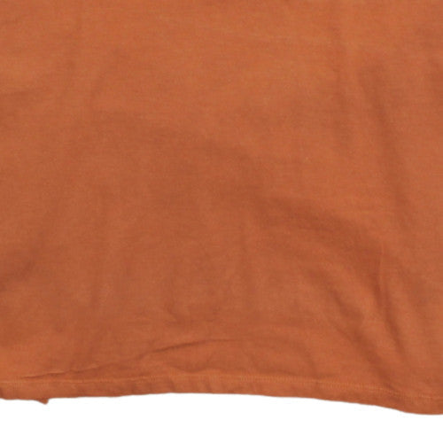 Nike Men's Orange Athletic Fit Crew Neck Short Sleeve T-Shirt XL
