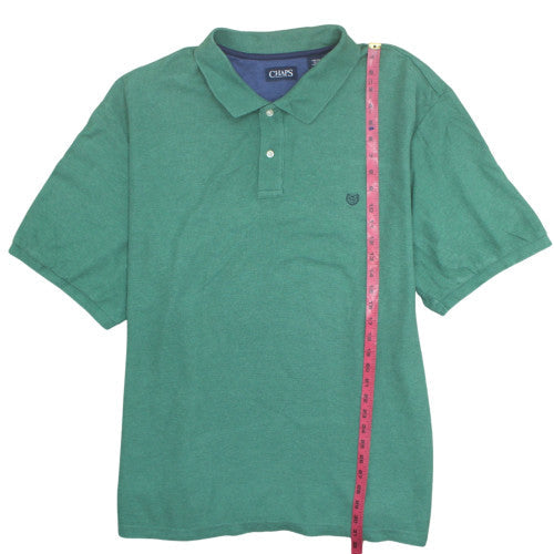 Chaps Men's Green 4XB Classic Fit Cotton Polo Shirt