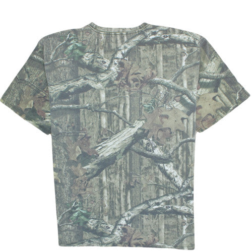 RedHead Men's Green Camo 2XL Short Sleeve Cotton Blend T-Shirt