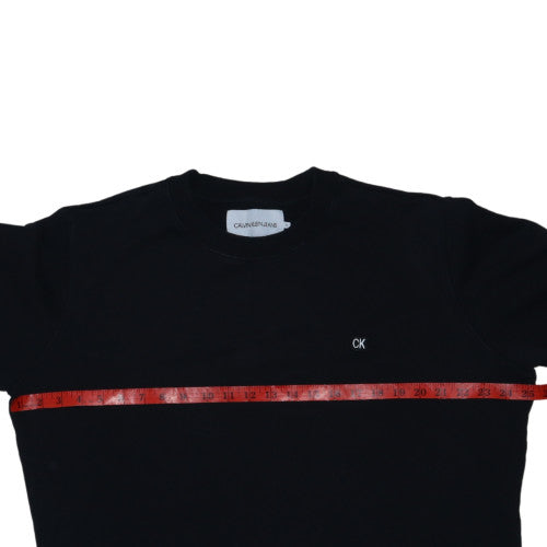 Calvin Klein Jeans Men's Black Logo Pullover Sweatshirt XXL