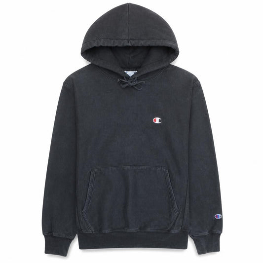 Champion Men's Black Reverse Weave Pullover Hoodie S Regular Fit