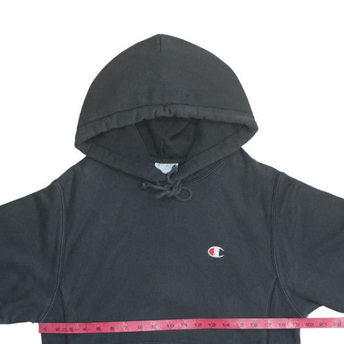 Champion Men's Black Reverse Weave Pullover Hoodie S Regular Fit