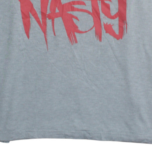 Adidas Men's Grey 'Be Nice Train Nasty' Climalite XL T-Shirt