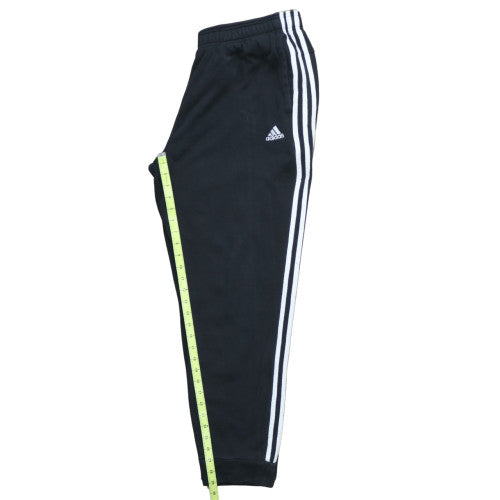 Adidas Men Black XL Jogger Fleece Sweatpants Regular Fit