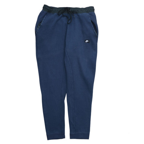 Nike Men's Blue Fleece Jogger Sweatpants M Regular Fit Drawstring