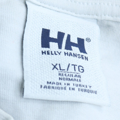 Helly Hansen Womens White XL Cotton Logo Short Sleeve T-Shirt