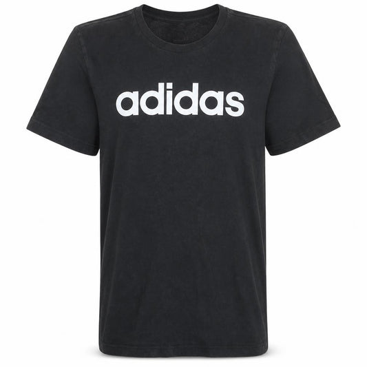 Adidas Men's Black Crew Neck Short Sleeve Graphic T-Shirt Size M