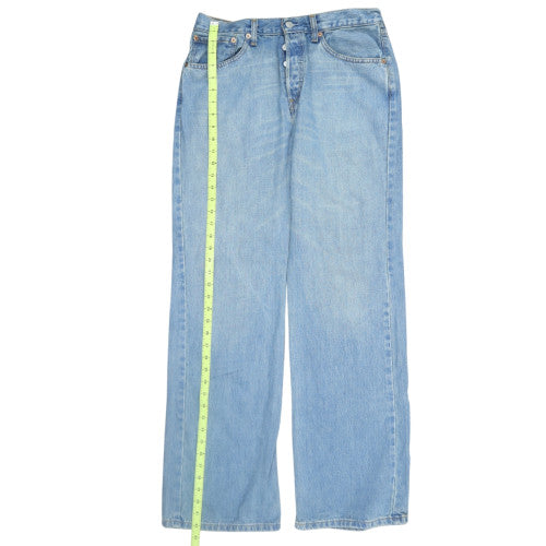 Levi Strauss Men's Blue 527 Wide-Leg Denim Jeans Size 36 Relaxed Fit