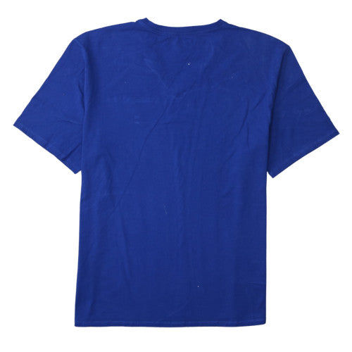 Tommy Hilfiger Men's Blue V-Neck Short Sleeve 2XL T-Shirt Jersey Cotton
