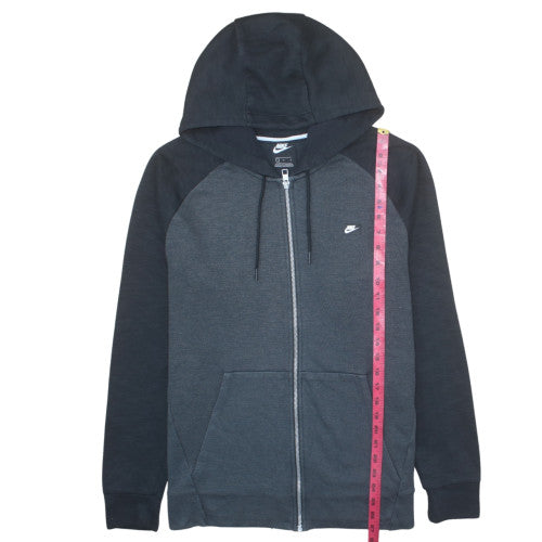 Nike Men’s Grey Full Zip Hoodie Size L Sportswear Sweatshirt