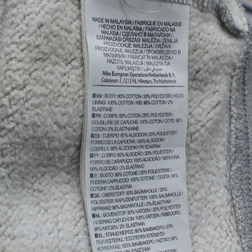 Nike SB Men's Grey Pullover Hoodie L Regular Fit Graphic Fleece