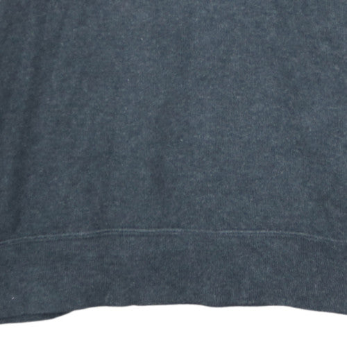 Ralph Lauren Men's Grey Cotton Collared Pullover Jumper M