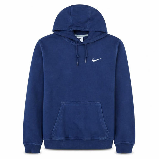Nike Men's Blue Pullover Hoodie M Regular Fit Fleece Sweatshirt