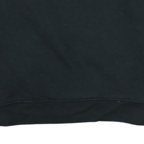 Lacoste Men's Black Logo Crew Neck Sweatshirt Size L