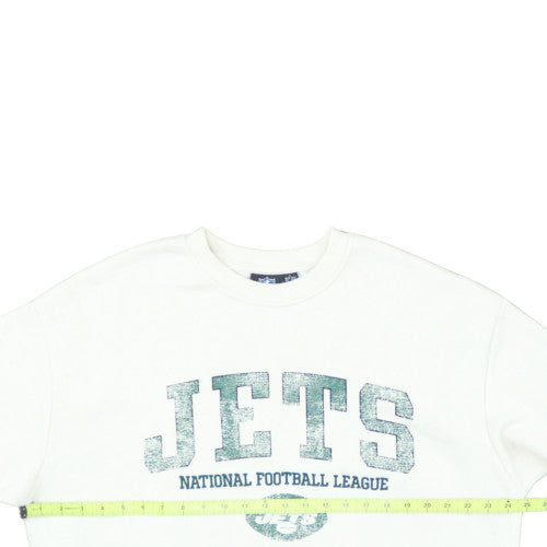 Primark NFL Jets White Sweatshirt Women S 10/12 Crew Neck Pullover