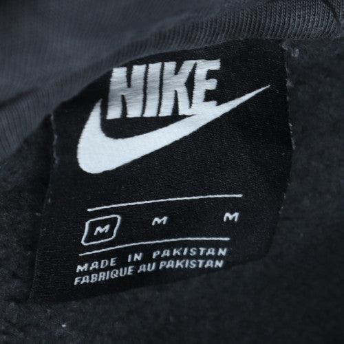 Nike Men's Grey Pullover Hoodie M Regular Fit Graphic Sportswear