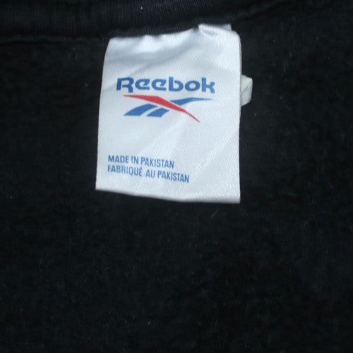 Reebok Men's Black 1/4 Zip Fleece Sweatshirt Size L