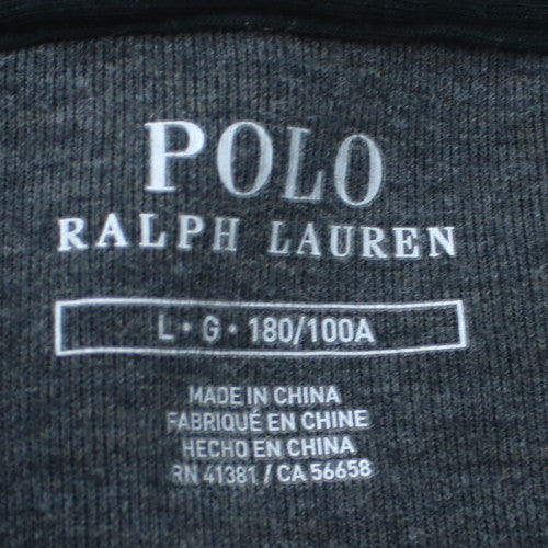 Polo Ralph Lauren Men’s Black Full Zip Collared Sweatshirt L