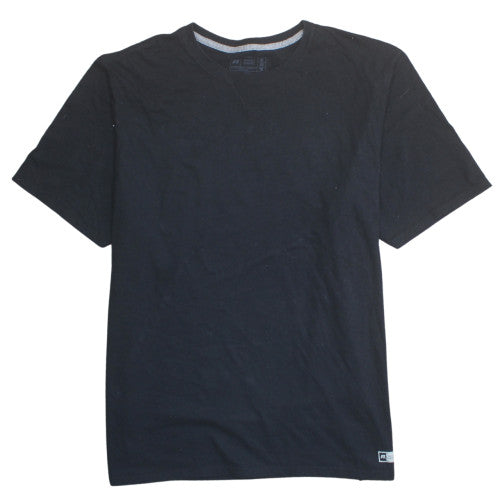 Russell Athletic Men's Black XL Crew Neck Cotton Blend T-Shirt