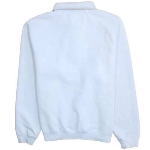 Lacoste Men's White Long Sleeve Polo Shirt Size M Loose Fit