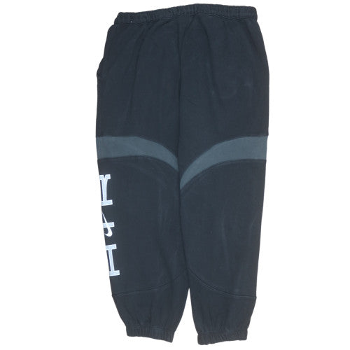 Nike Men's Black L Jogger Sweatpants Cotton Blend Drawstring Waist
