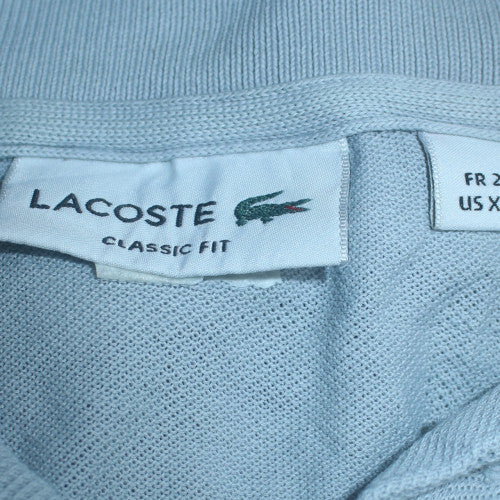 Lacoste Men's Grey Classic Fit Cotton Polo Shirt XL