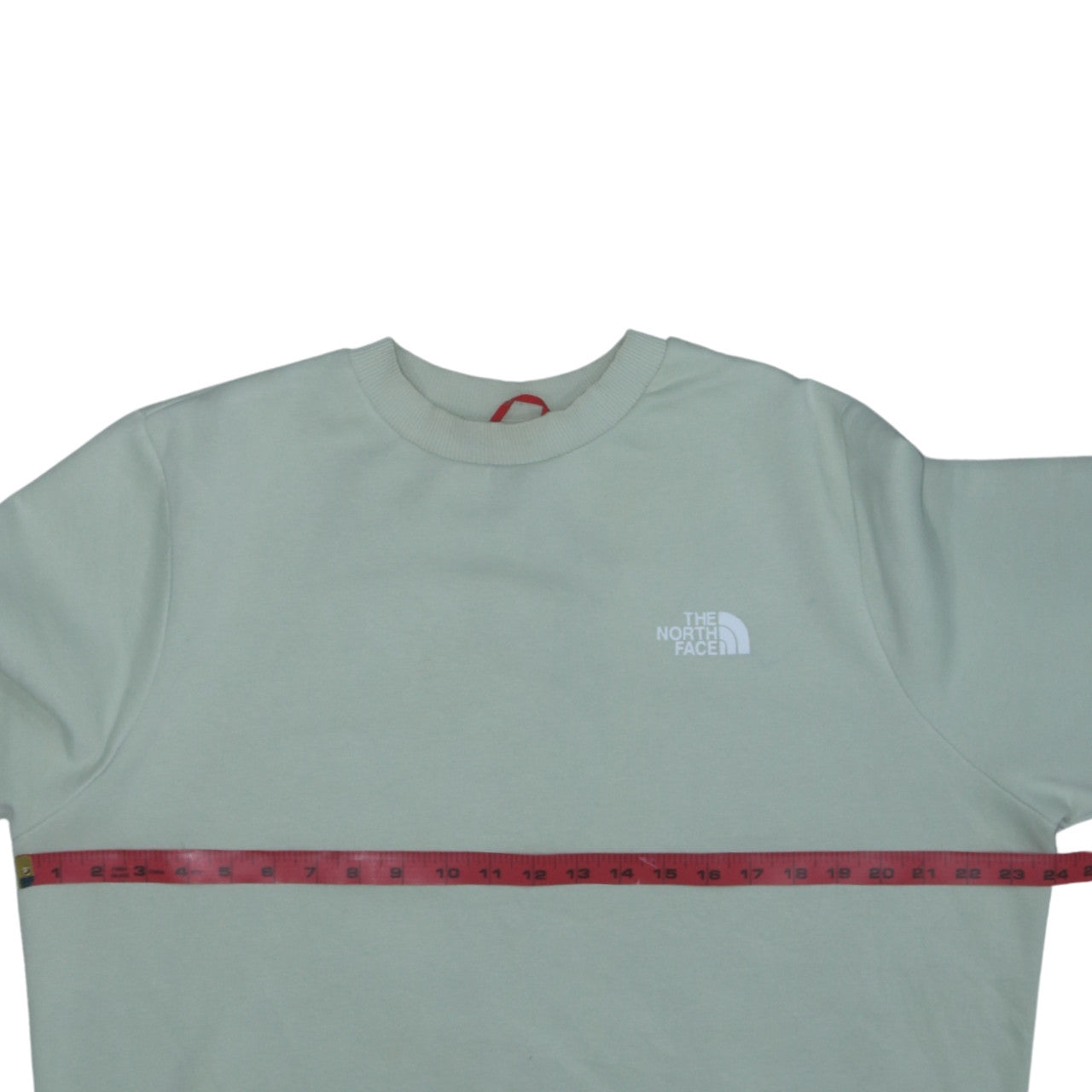 The North Face Womens Green Pullover Sweatshirt Size XL 1/4 Zip Logo
