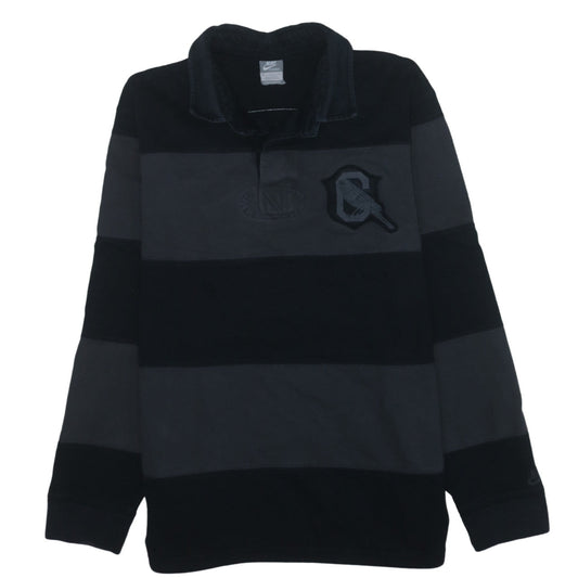 Nike Men's Black XL Striped Henley Sweatshirt Canarinho 11