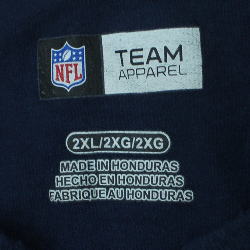 NFL Team Apparel Men's Blue 2XL Seattle Seahawks Graphic T-Shirt