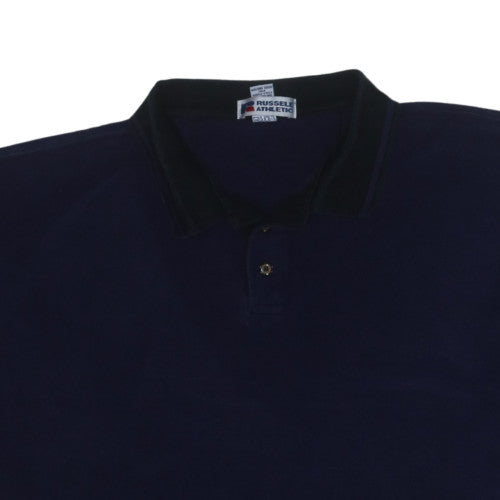 Russell Athletic Men's Blue 3XL Cotton Polo Shirt