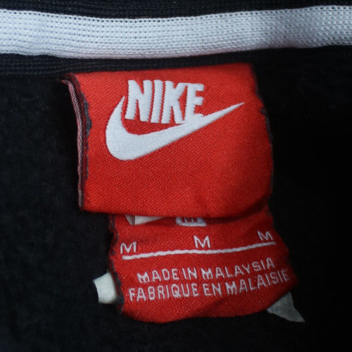 Nike Mens Black Medium Pullover Hoodie with Logo Detail