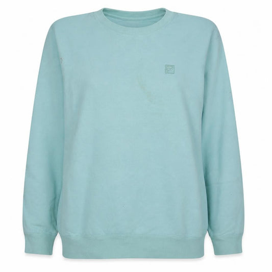 Fila Womens Mint Green XXL Pullover Sweatshirt Cotton Blend