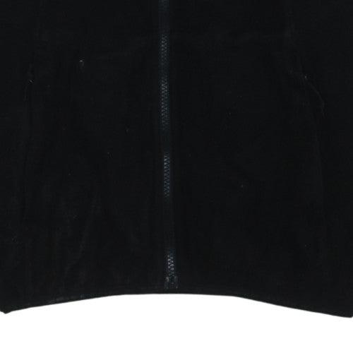 The North Face Womens Black Fleece Full Zip Jacket Size M
