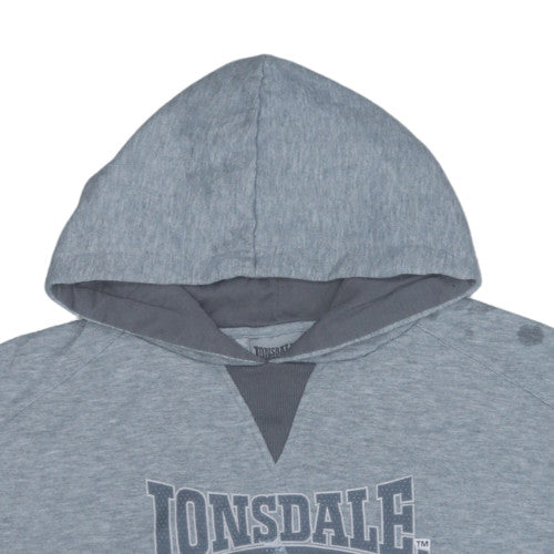 Lonsdale Men's Grey Sleeveless Hoodie XL Sports Vest Style